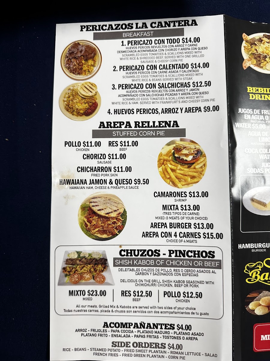 Menu La Cantera Toms River-1